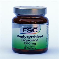 FSC Deglycyrrhized Liquorice 200mg 60 Tablets Online Sale