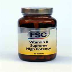 FSC Vitamin B Supreme Hi-Potency 60 Tablets For Cheap