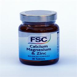 FSC Calcium Magnesium & Zinc 30 Tablets Online now