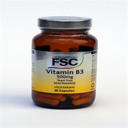 FSC Niacintamin B3) 60 Veg Capsulesamide 500mg (Vi Online Sale