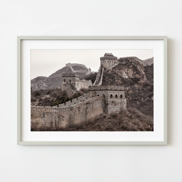 Wall of China in Black and White | Wall Art For Cheap