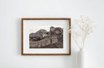 Wall of China in Black and White | Wall Art For Cheap