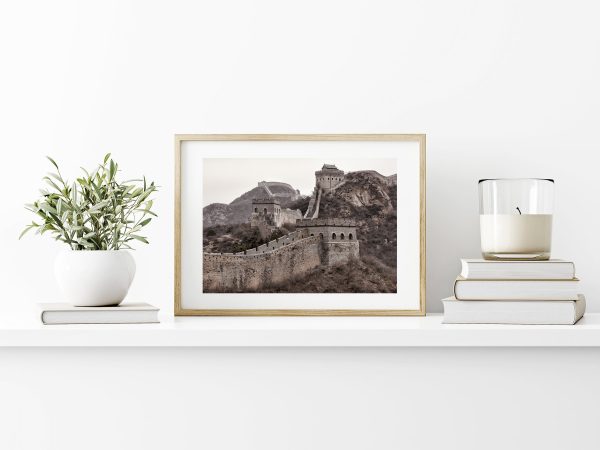 Wall of China in Black and White | Wall Art For Cheap