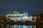 Prague Castle at dusk | Wall Art Hot on Sale