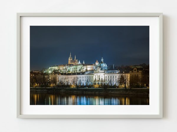 Prague Castle at dusk | Wall Art Hot on Sale