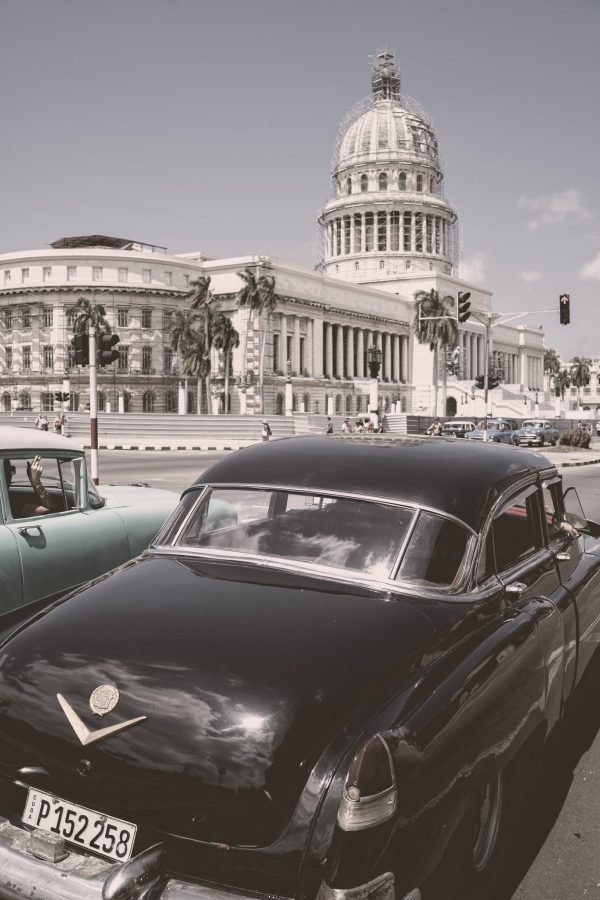 Classic Car in Cuba with El Capitolio building | Wall Art Hot on Sale