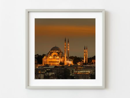 Istanbul Mosque at dusk | Wall Art Online