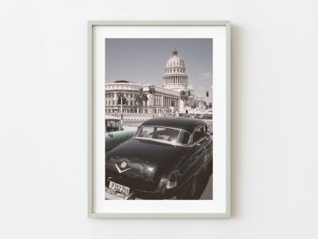 Classic Car in Cuba with El Capitolio building | Wall Art Hot on Sale