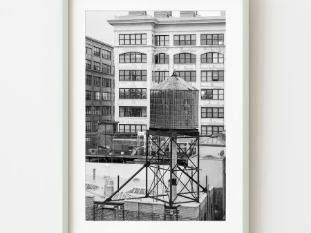 Water tower in New York City | Wall Art Online