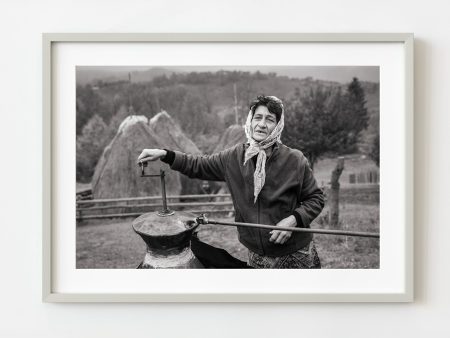 Woman on a Romanian farm | Wall Art Fashion