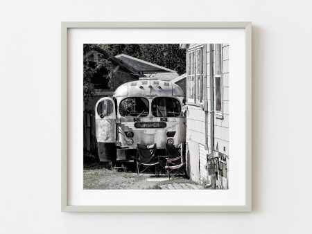 Abandoned Yet Unforgettable Bus Amidst Natures Serenity | Wall Art For Discount