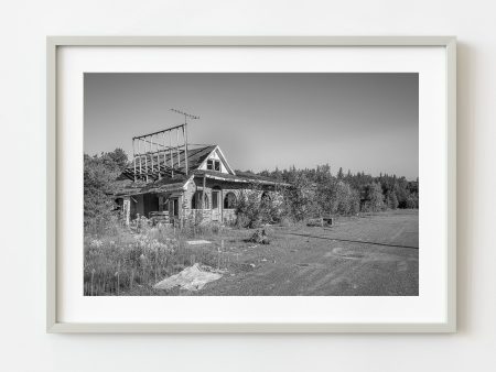 Abandoned Motel Restaurant in Rural Ontario Timeless Remnant | Wall Art Discount