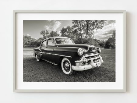 1953 Chevrolet Belair Sedan Art Print on Route 66 | Wall Art Online