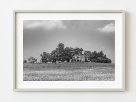 Abandoned Old Brick House Rural Ontario Forgotten Charm | Wall Art Fashion