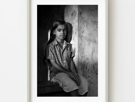 Young Indian Girl Portrait Sunset on Wall | Wall Art Hot on Sale