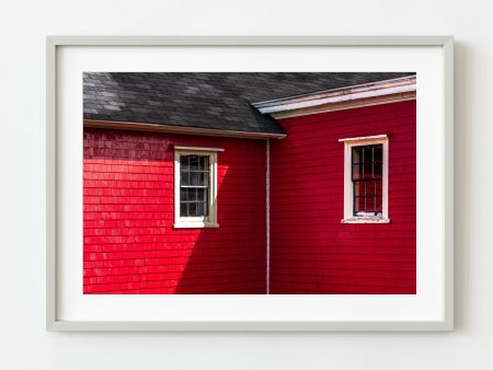 Windows in red house Lunenburg Nova Scotia | Wall Art For Discount