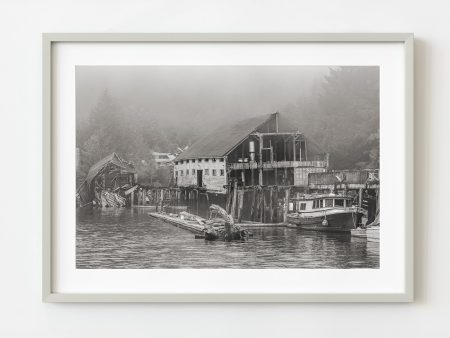 Abandoned boathouse in British Columbia Inter Passage | Wall Art Fashion