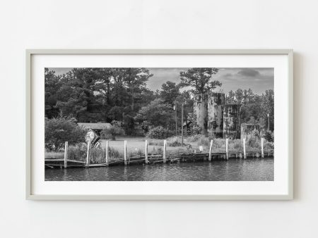 Abandoned Marine Fuel Dock Weathered Relic | Wall Art on Sale