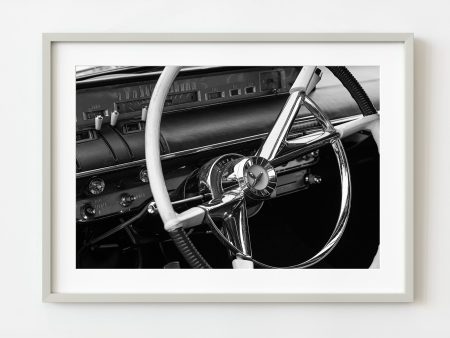 1950s Chevelle Car Steering Wheel | Wall Art Online