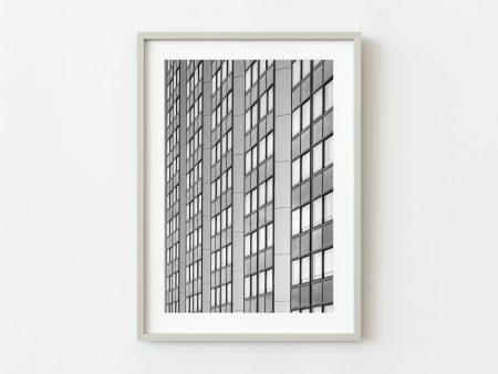 Abstract Patterns Emerge in the Windows of an Office Building | Wall Art Online Sale