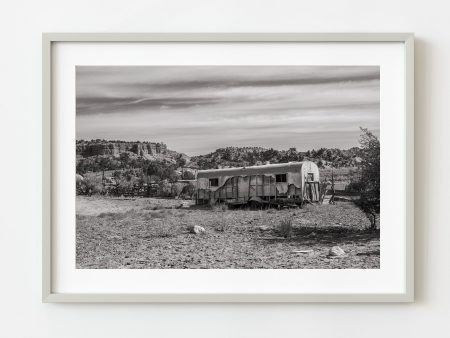 Abandoned Old Trailer in Ruin Weathered Charm | Wall Art on Sale