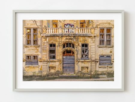 Abandoned Hotel Front Facade Eerie Beauty | Wall Art Hot on Sale