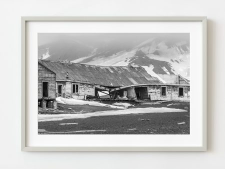 Abandoned Whalers Bay Building Captured in Timeless Elegance | Wall Art Cheap