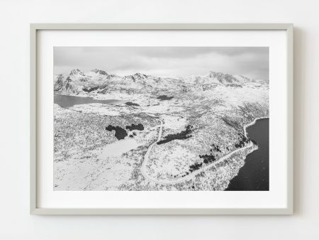 Aerial View of Norways Snowy Landscape | Wall Art Online