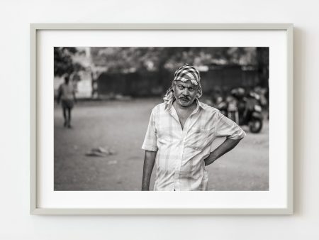 A man stares Kochi India | Wall Art on Sale